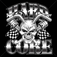 Hardcore Biker Skull